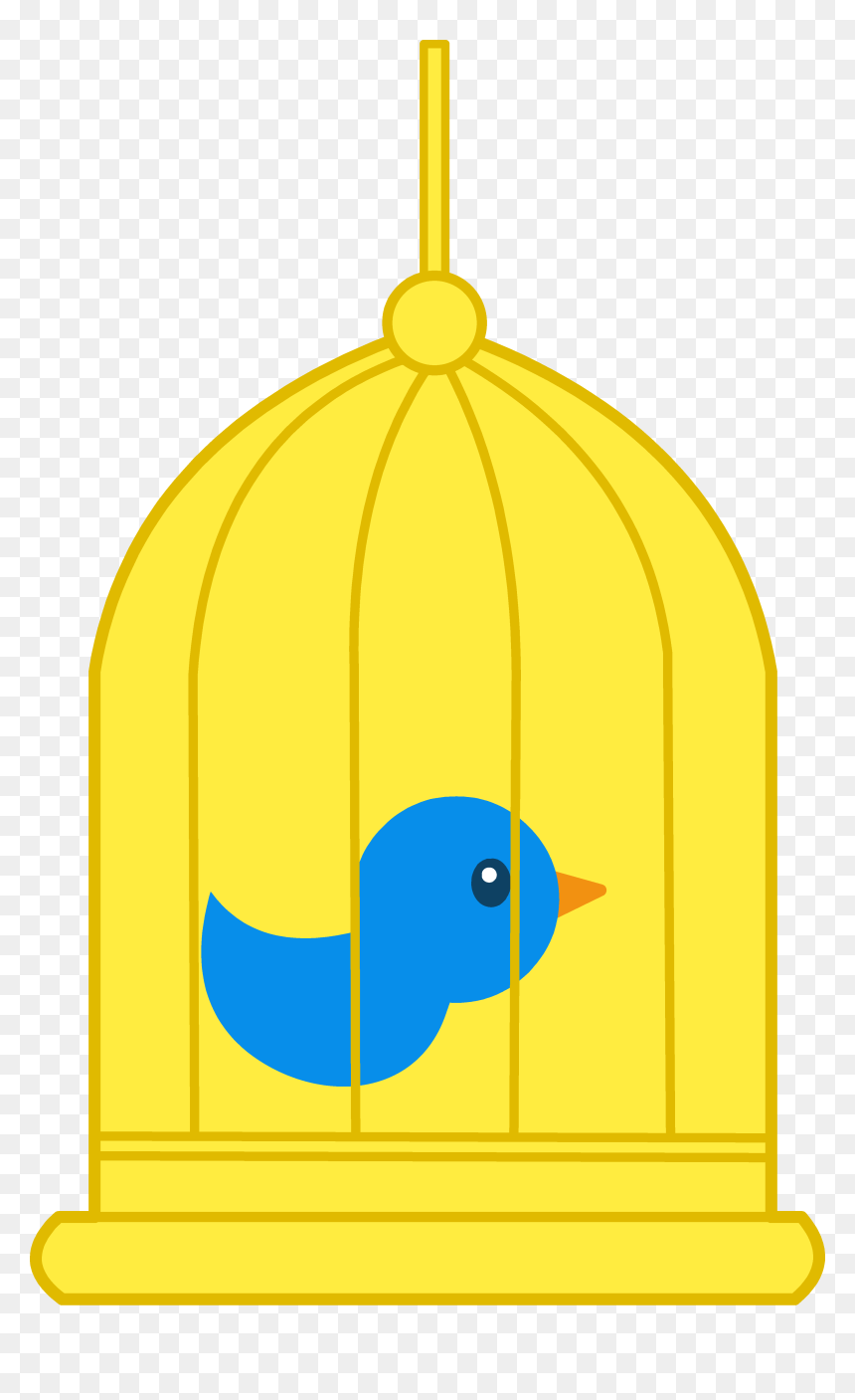 Bird In Cage Clipart - Cute Bird Cage Clip Art, HD Png Download - birdhouse png