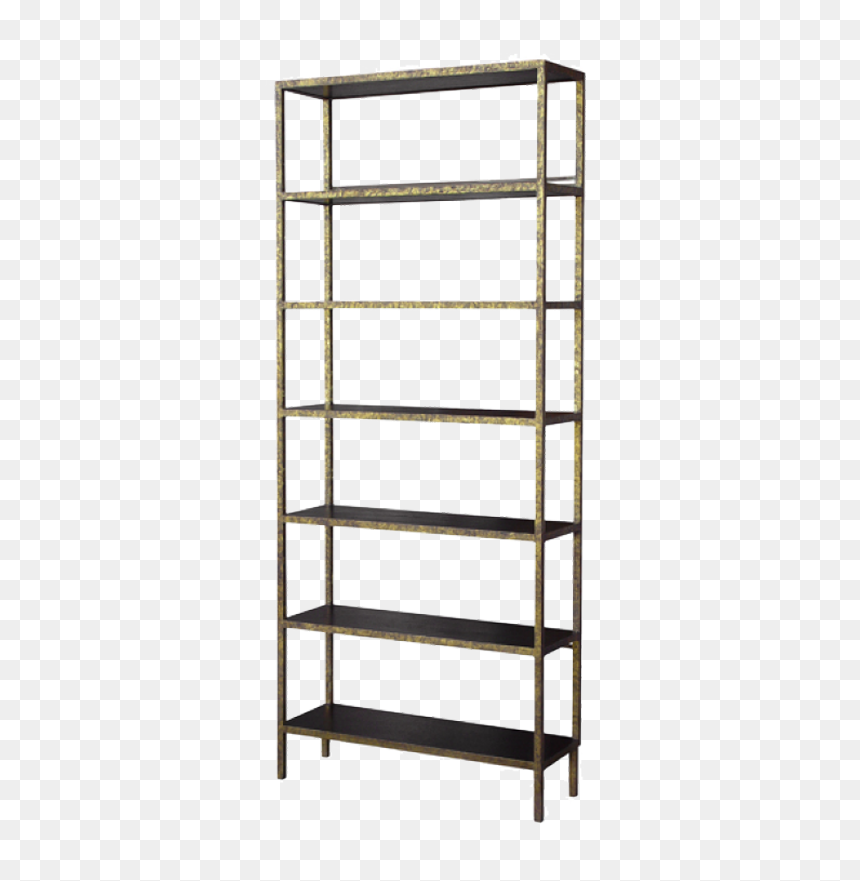 Crate And Barrel Remi Bookcase, HD Png Download - bookshelves png