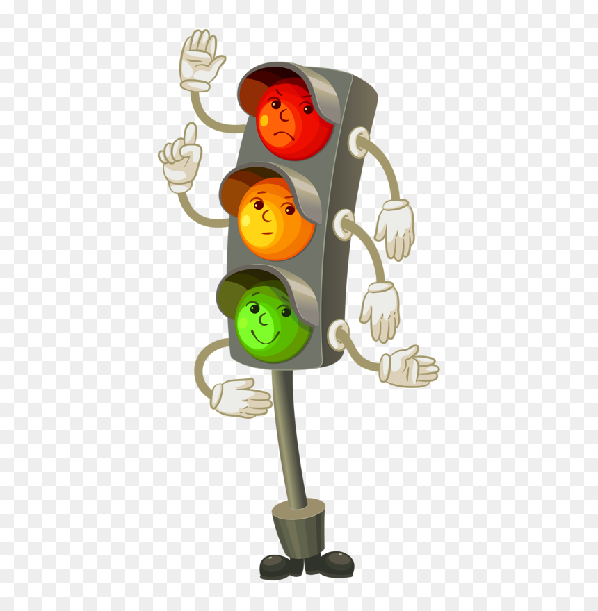 Traffic Light Stop Wait Go, HD Png Download - semaforo png
