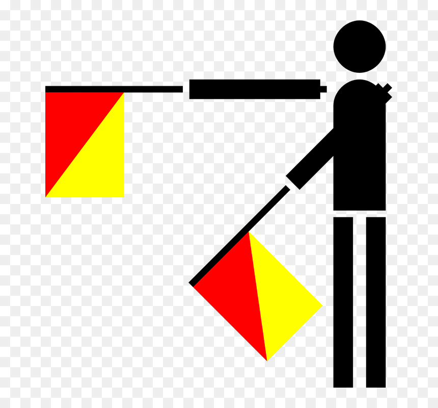 Semáforo, Bandera, Señal, Signo, Marítimo, Símbolo, - Semaphore Flags S, HD Png Download - semaforo png
