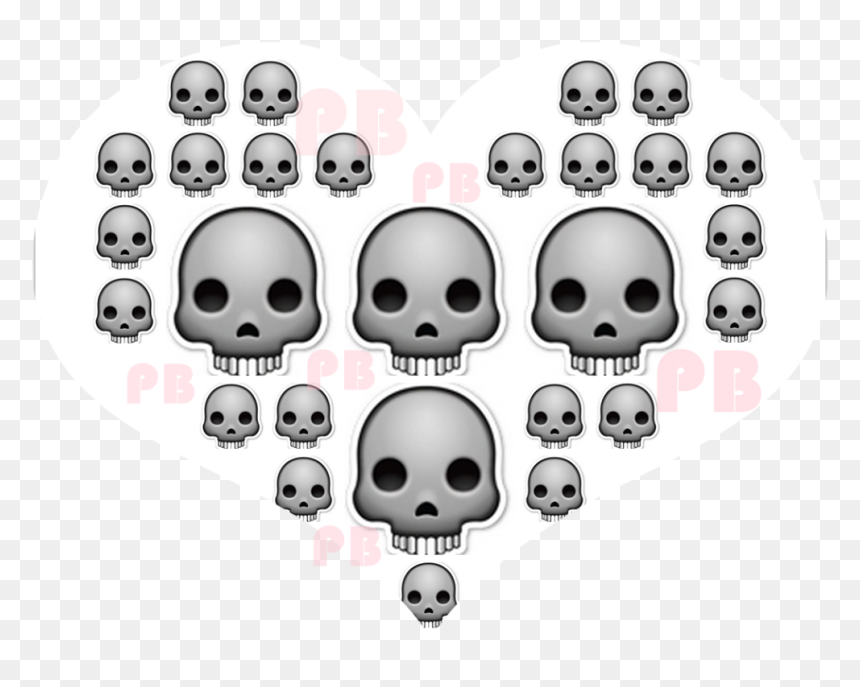 Drawings Made From Squares, HD Png Download - halloween skull png