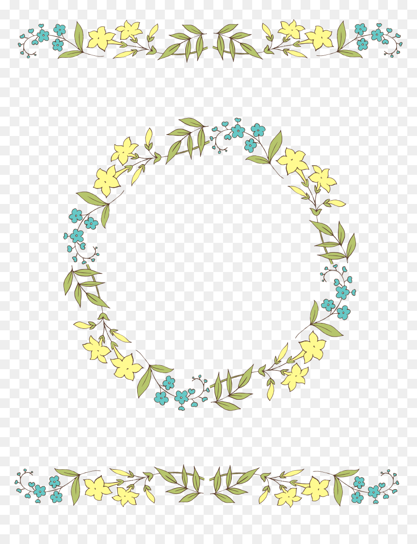 Borders And Frames Flower Royalty-free Clip Art - Uniquely You, HD Png Download - tumblr borders png