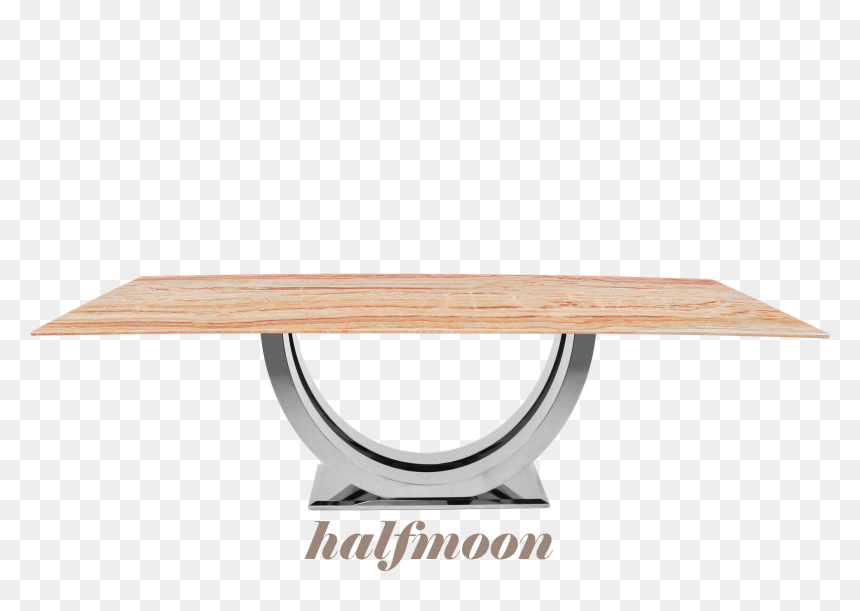 Dilegno Onyx Brown Rectangular Marble Dining Table - Marble, HD Png Download - kitchen table png