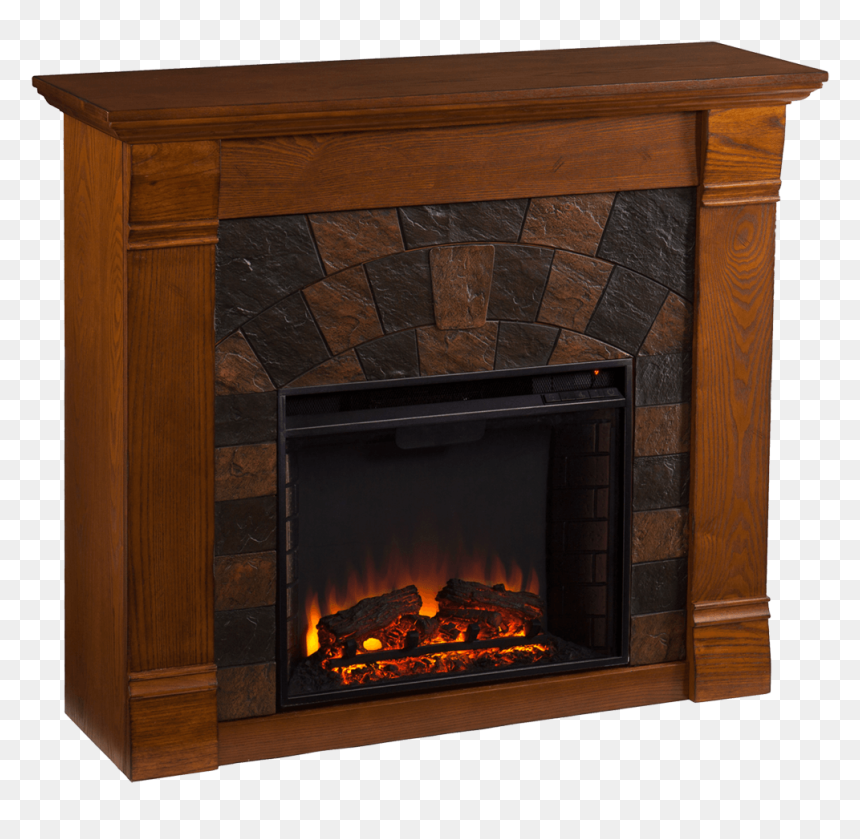Southern Enterprises Elkmont Electric Fireplace - Fireplace, HD Png Download - chimney smoke png