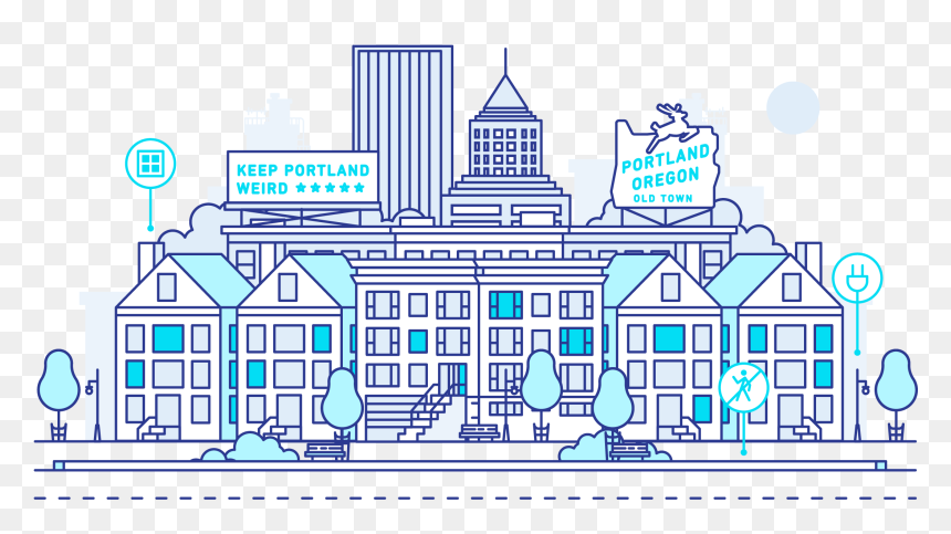 Arch, HD Png Download - future city png