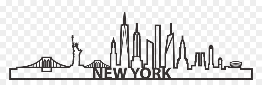 New York - Skyline New York Lasersnijden, HD Png Download - future city png