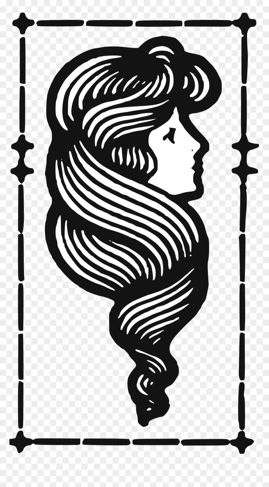 Art Nouveau Clip Art, HD Png Download - swirly line png