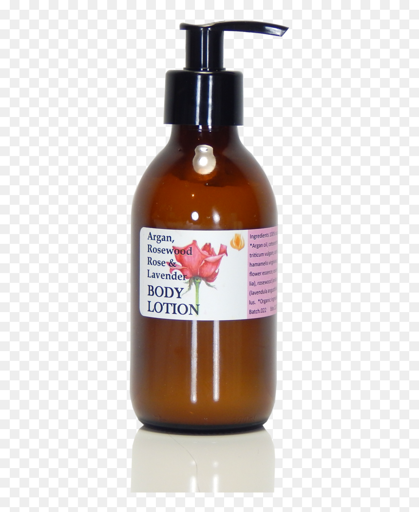 Argan, Lavender, Rose & Rosewood Lotion - Bottle, HD Png Download - lavender flower png