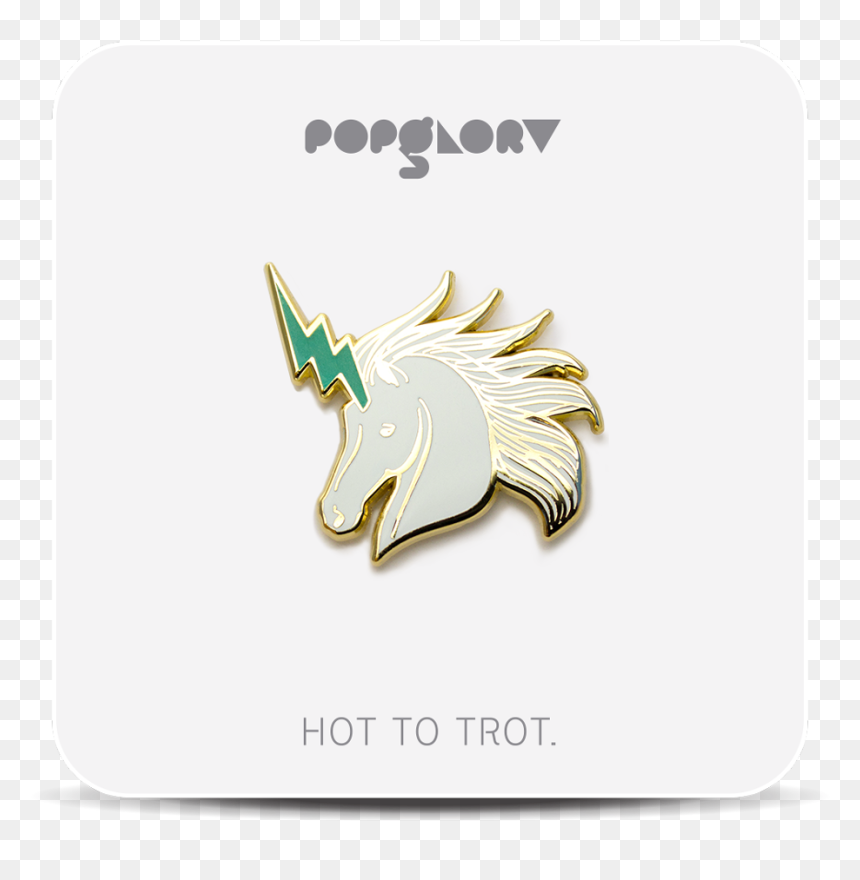 Unicorn & Lightning, HD Png Download - gold unicorn png