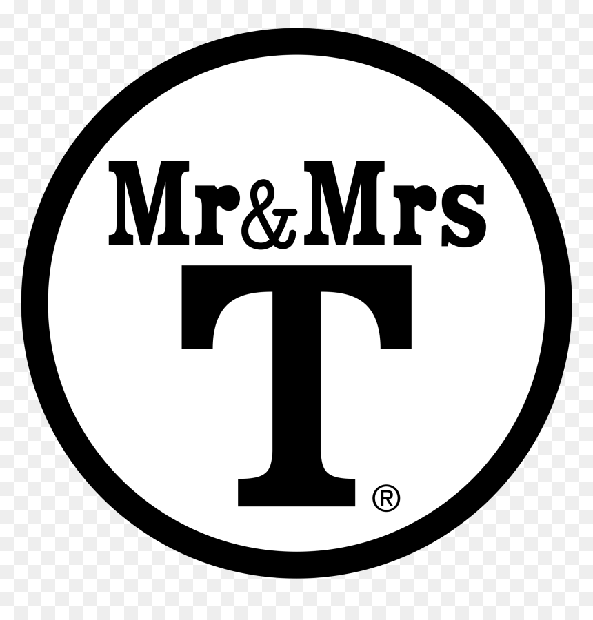 Mr&mrs Logo Png Transparent - Circle, Png Download - mr and mrs png
