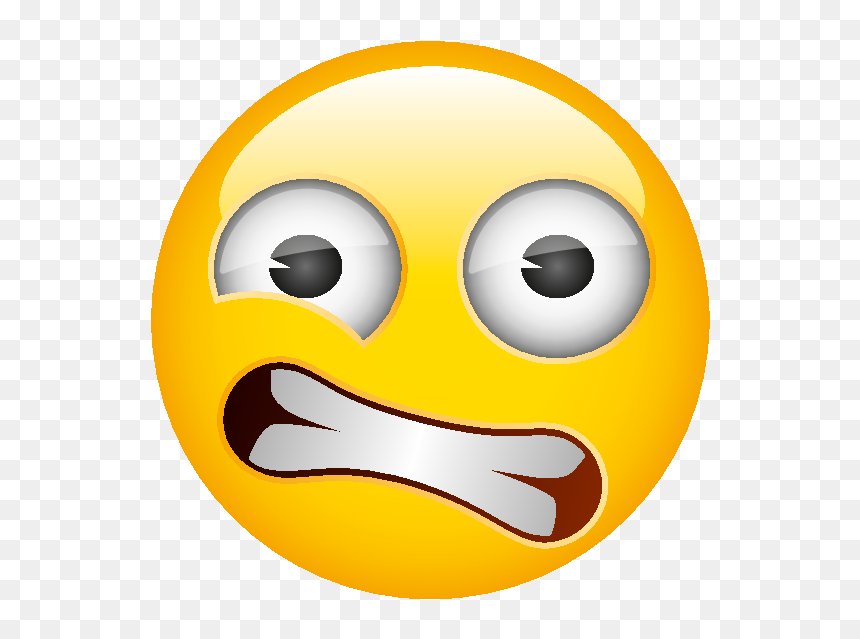 Smiley, HD Png Download - shocked face emoji png