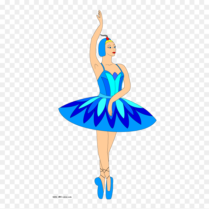 Tutu Ballet Dancer Drawing Clip Art - Ballet Dancer Drawing Color, HD Png Download - tutu clipart png