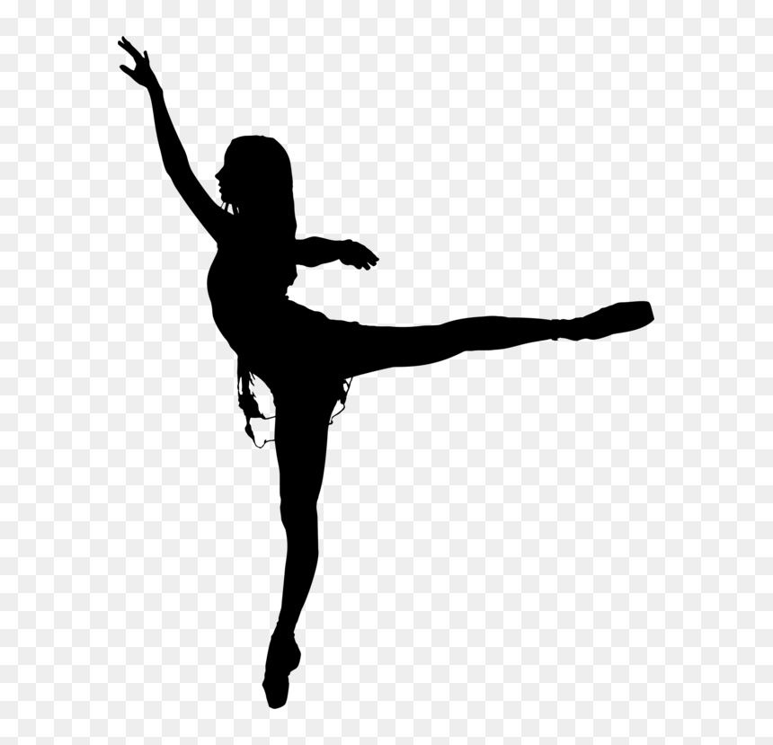Performing Arts,choreography,ballet Dancer - Silhouette, HD Png Download - tutu clipart png