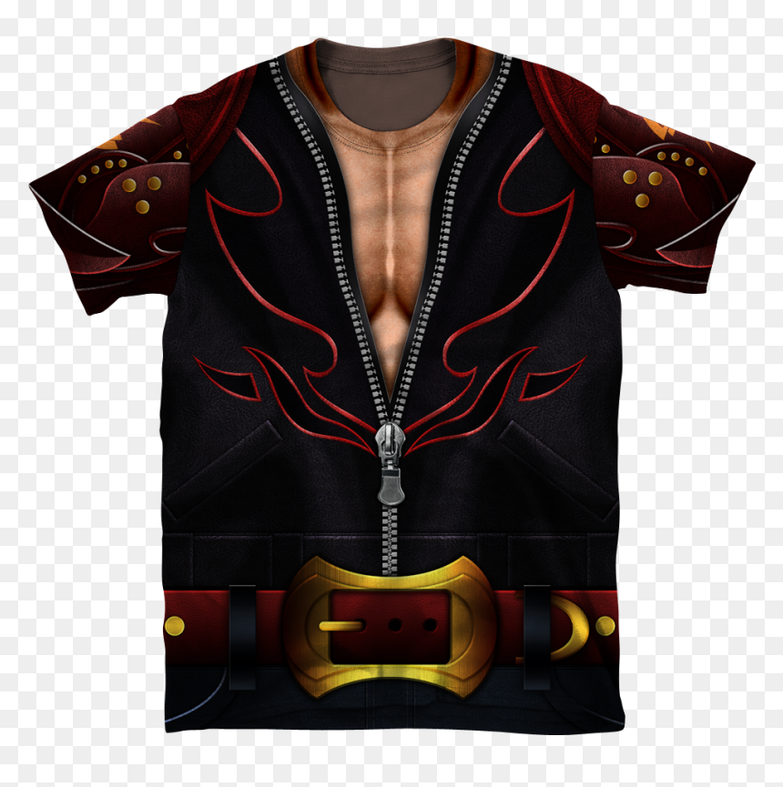 Leather Jacket, HD Png Download - jin kazama png