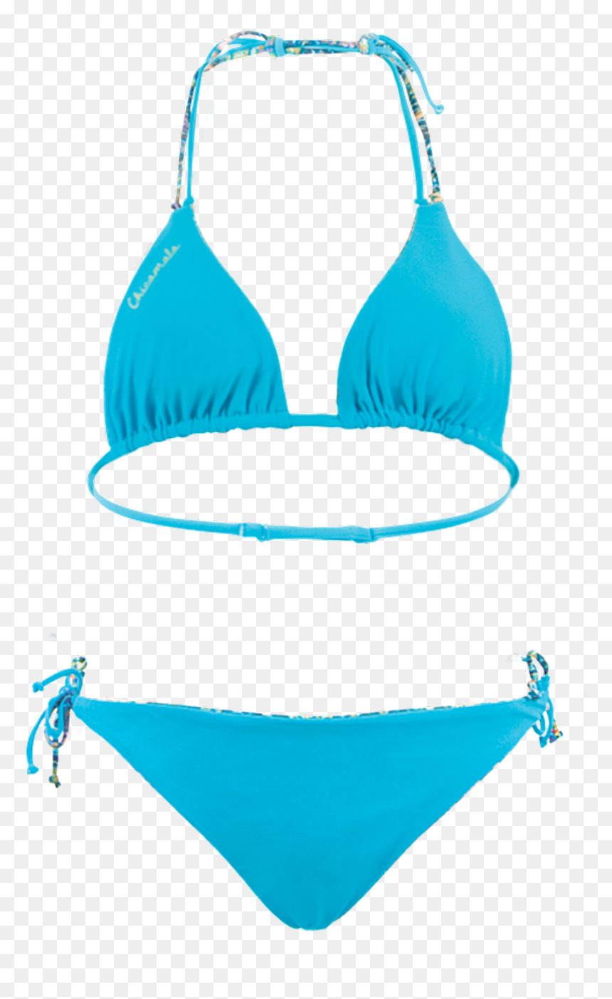 Girls Reversible Bikini - Swimsuit Top, HD Png Download - bikini girls png