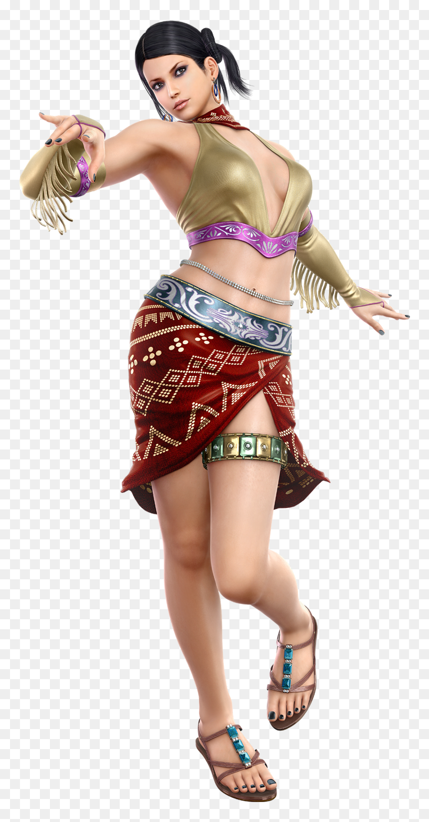 Tekken 6 Zafina Costumes, HD Png Download - jin kazama png