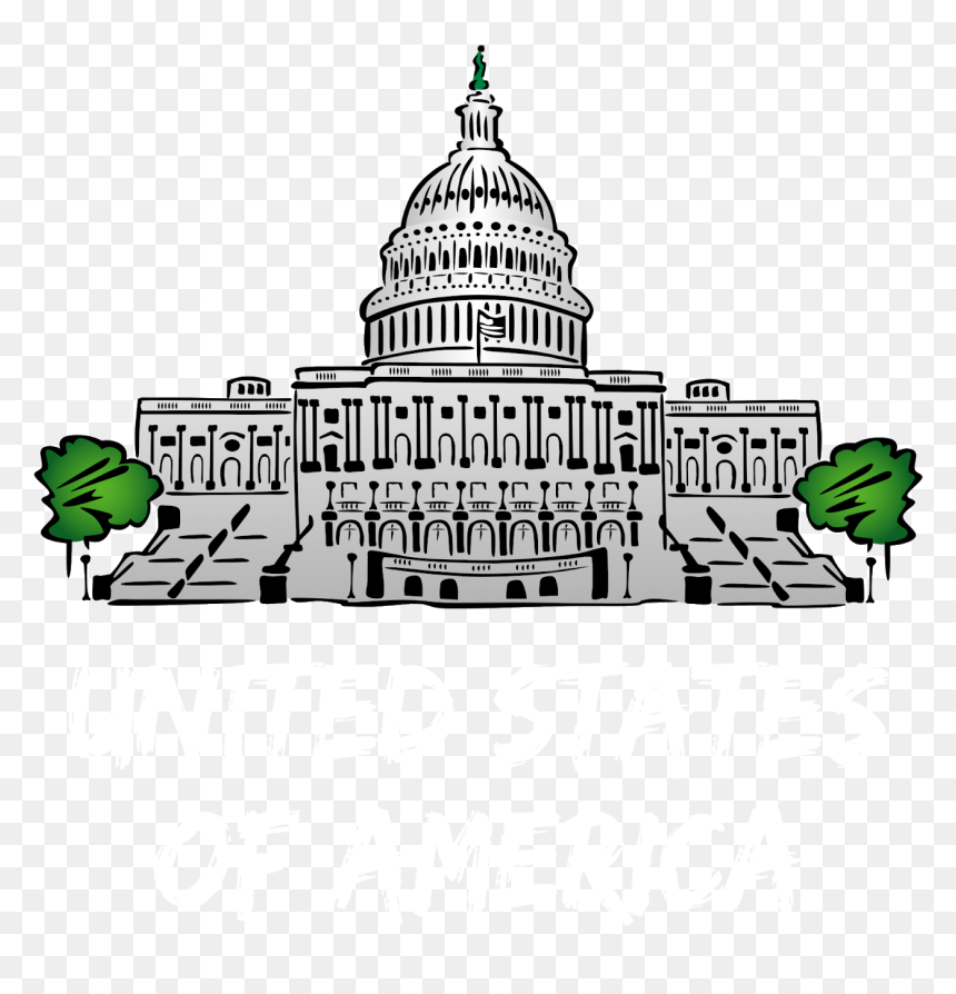 Us Capitol Shirt Design - Make All Laws Which Shall Be Necessary Foregoing Powers, HD Png Download - building clipart png