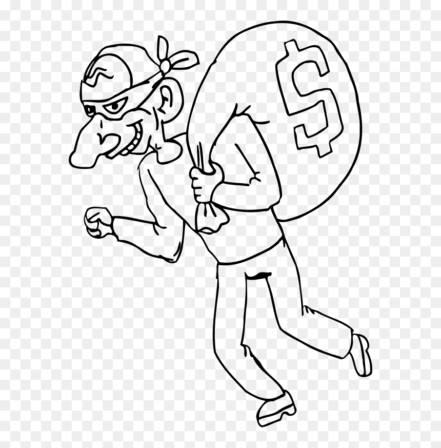 Burglar 3 - Burglar Drawing, HD Png Download - burglar png