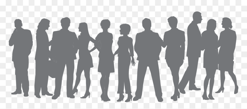 Millennials Person Silhouette Social Group Grey - White Silhouette People Png, Transparent Png - poeple png