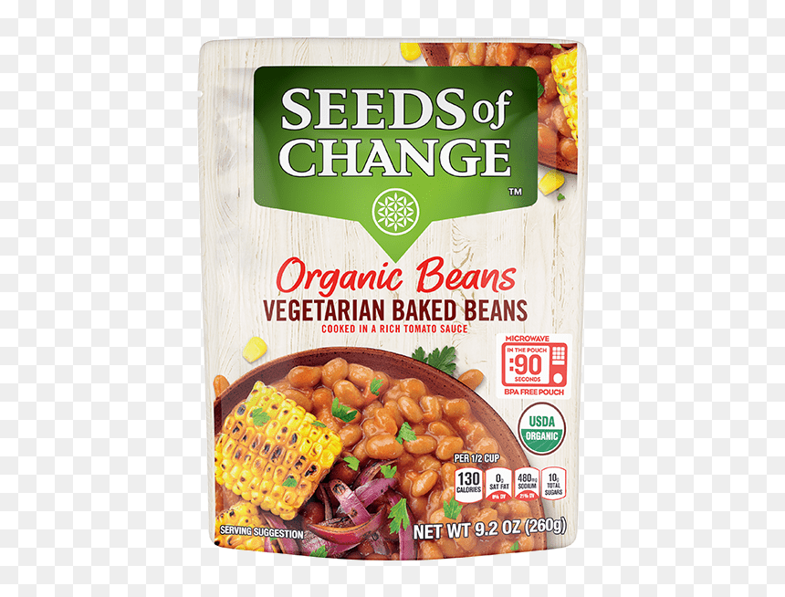 Vegetarian Baked Beans - Seeds Of Change Beans, HD Png Download - baked beans png