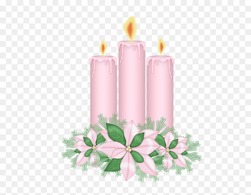 Candles Png Clipart - Pink Candles Clipart, Transparent Png - candle.png