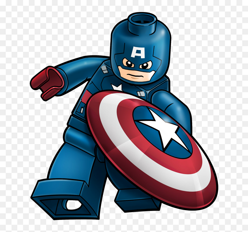 Captain America Lego Cartoon, HD Png Download - the avengers png