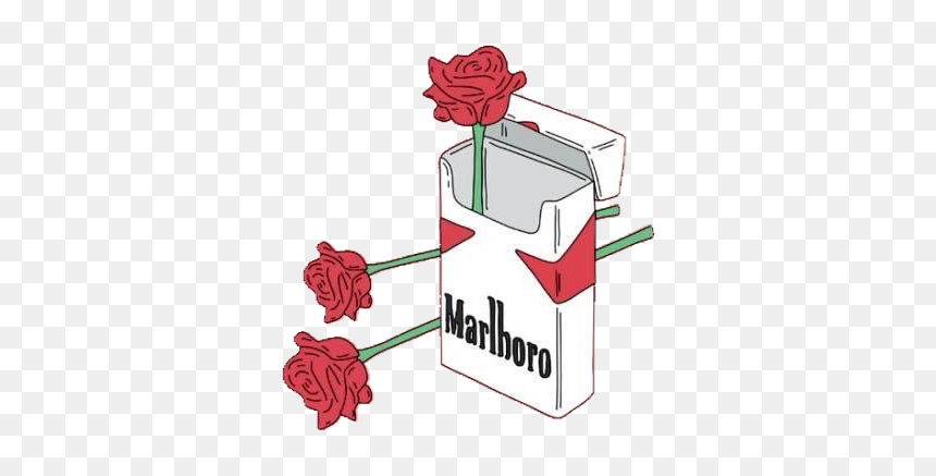 Marlboro Roses, HD Png Download - thug life cigar png