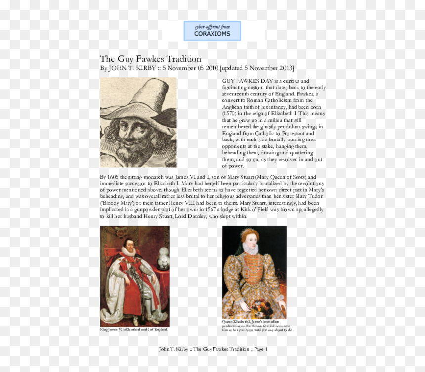 Document, HD Png Download - guy fawkes png