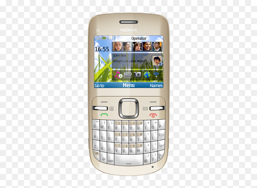 Nokia C3, HD Png Download - nokia phone png