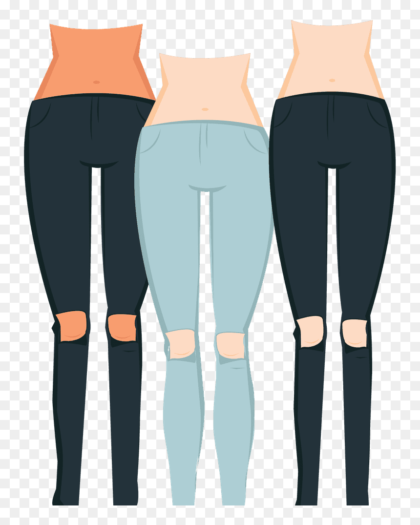 Transparent Ripped Jeans Png - Tights, Png Download - ripped jeans png