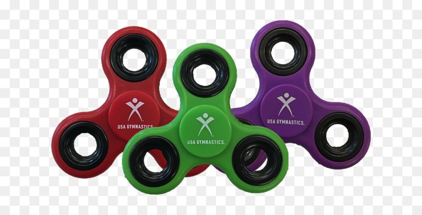 Usa Gymnastics Fidget Spinner, HD Png Download - fidget spinner.png