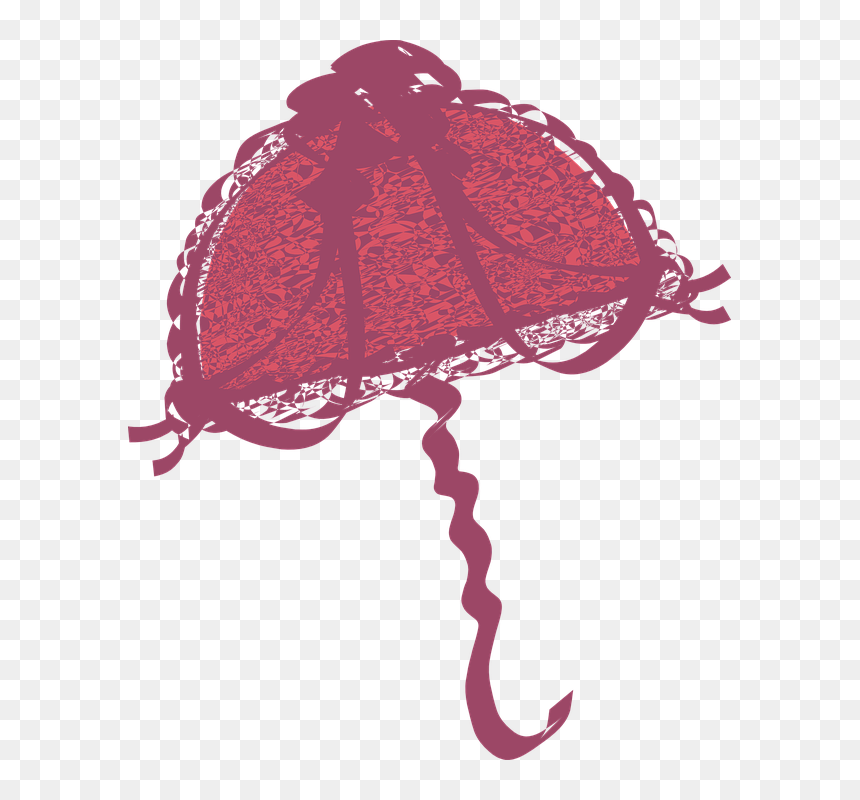 Parasol, Sunshade, Umbrella, Cover, Rain Cover, Rain - Umbrella, HD Png Download - lace pattern vector png