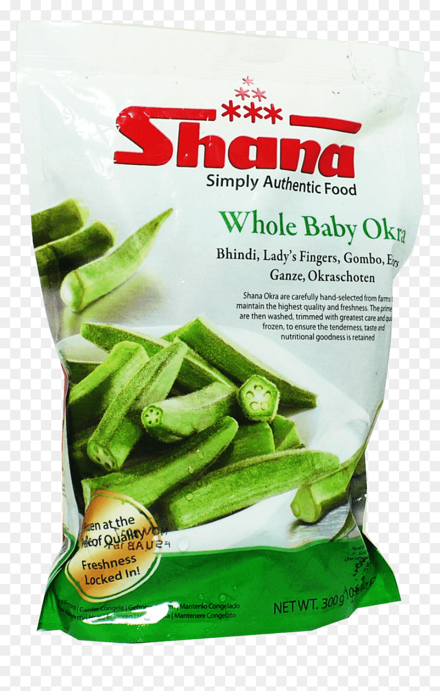 Shana Baby Whole Okra 300g - Frozen Okra Nz, HD Png Download - okra png
