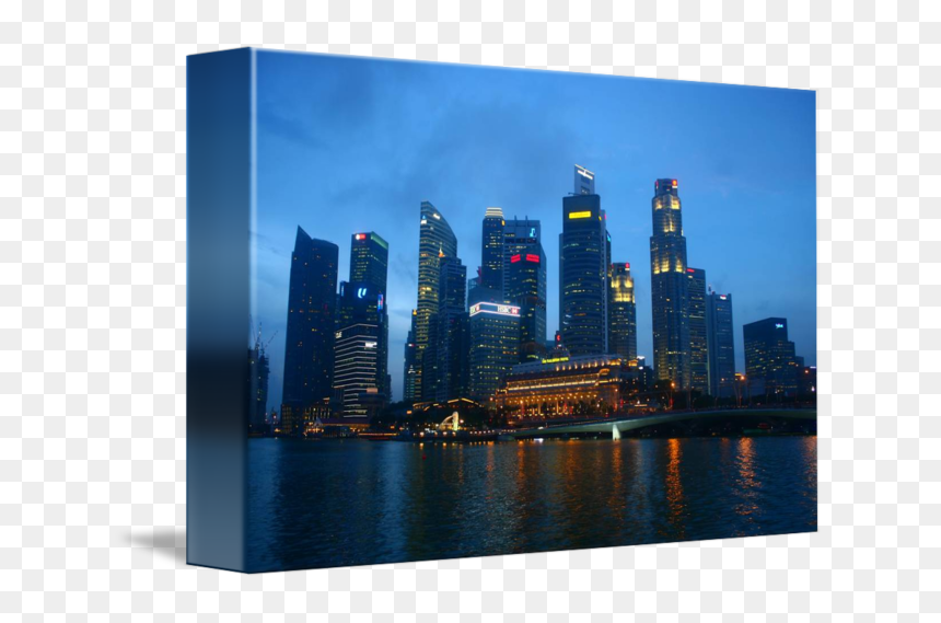 Skyline Skyscraper Cityscape Metropolitan Area Sky - Skyscraper, HD Png Download - skyscraper silhouette png