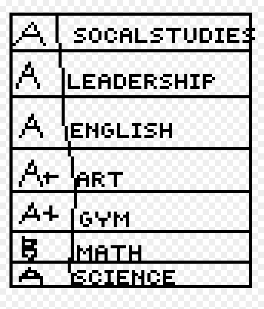 Number, HD Png Download - report card png