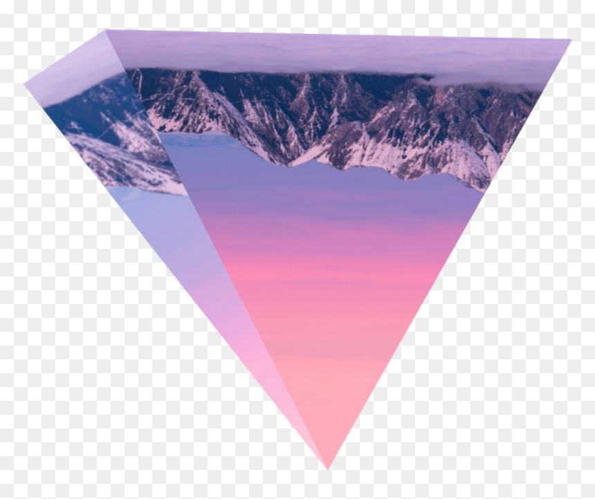 #pyramid #3d #3deffect #erje - Triangle, HD Png Download - 3d pyramid png