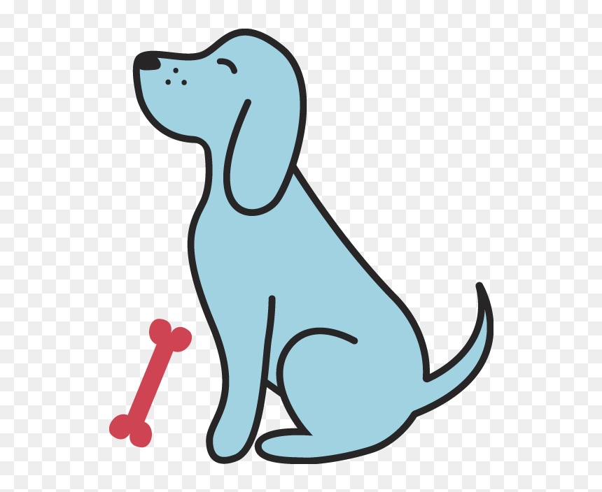 Pet Clipart One Dog, HD Png Download - dog png clipart