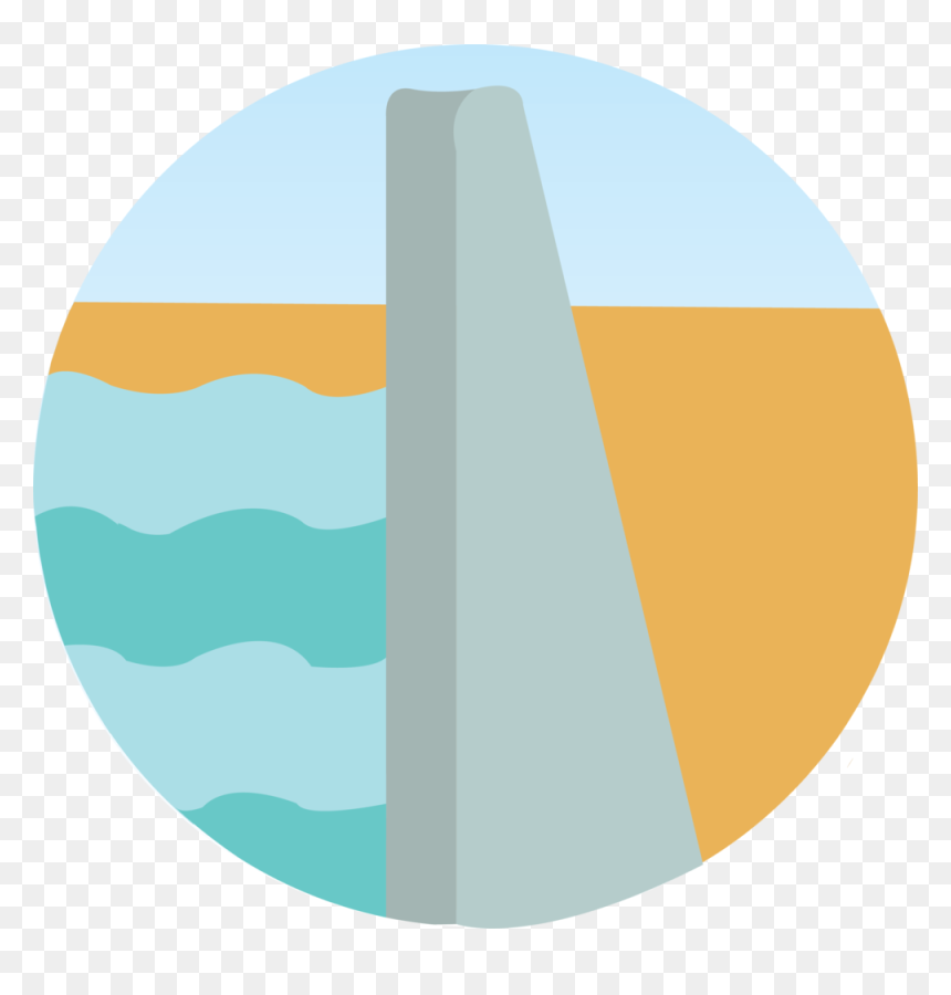 Dam Root - Circle, HD Png Download - dam png