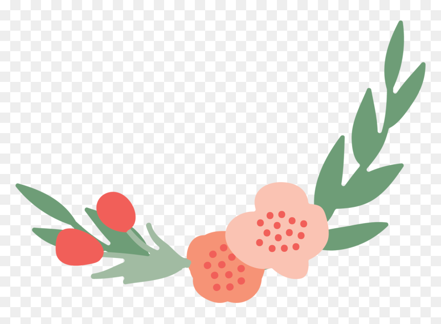 Flower Market Garland Svg Cut File - Flower Garland Svg, HD Png Download - flower garland png