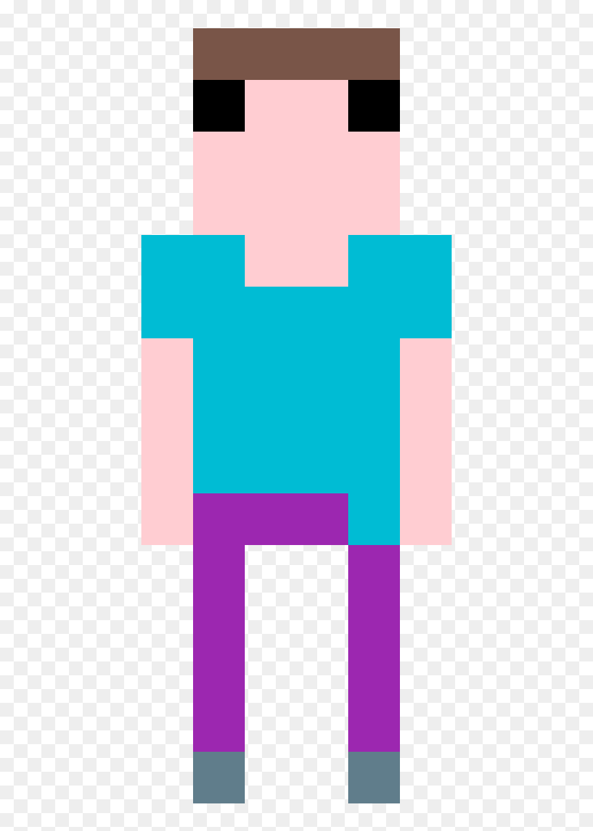 Orange, HD Png Download - minecraft steve png