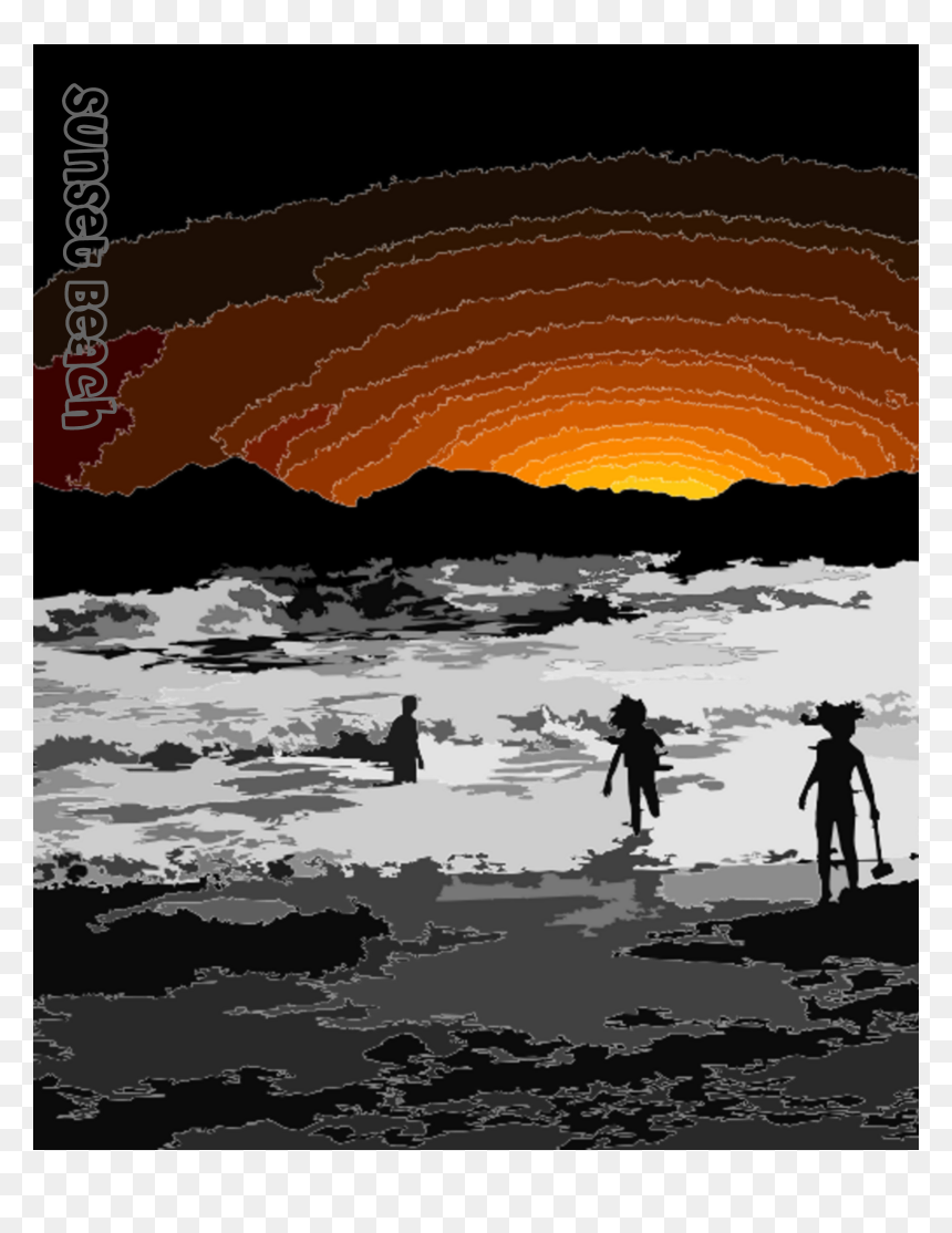Beach, HD Png Download - sunset png
