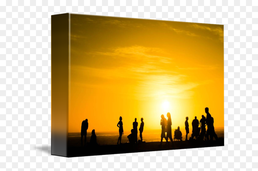 Silhouette, HD Png Download - sunset png