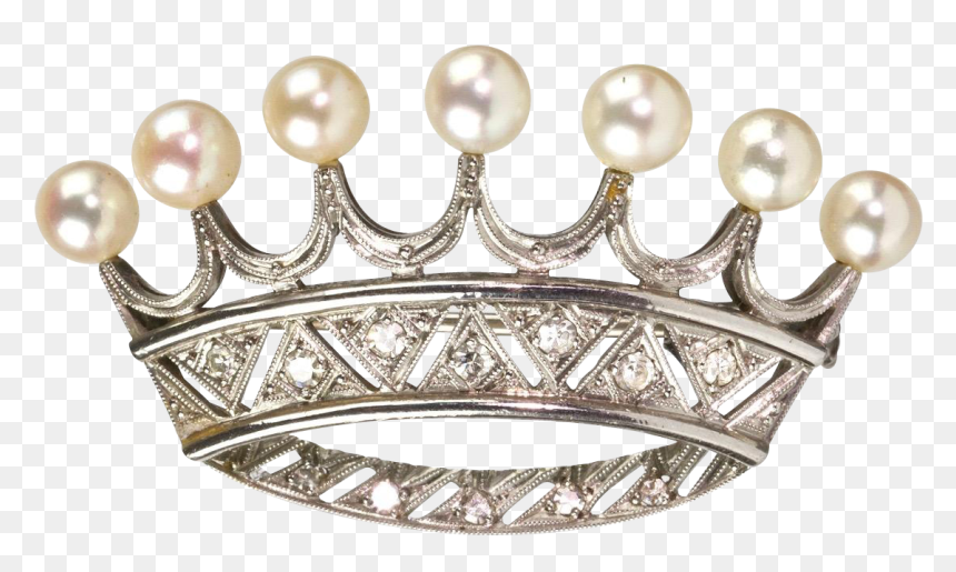 Pearl Crown Transparent Background, HD Png Download - pearls png