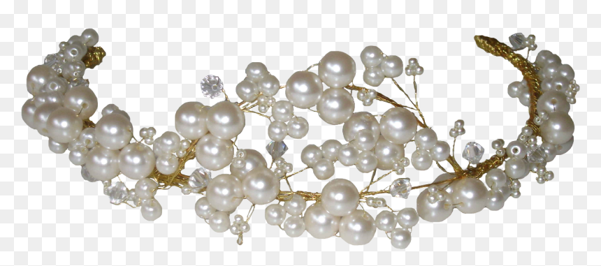 Pearl Crown Picsart, HD Png Download - pearls png