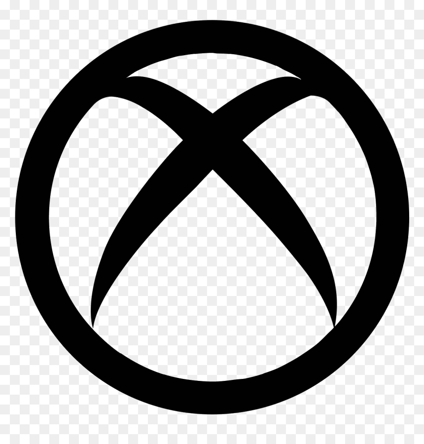 Icon Black And White, HD Png Download - xbox png