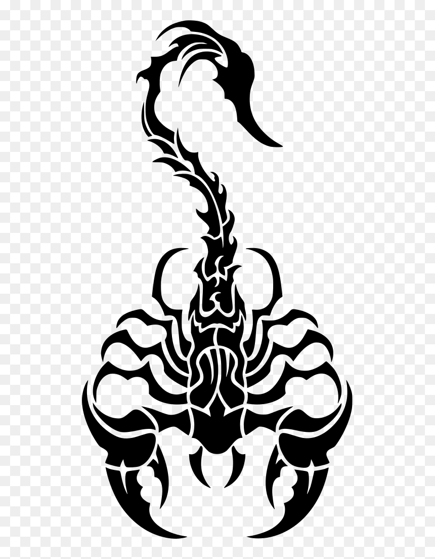 Scorpio Symbol, HD Png Download - tribal png