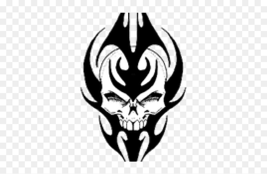 Tribal Skull, HD Png Download - tribal png