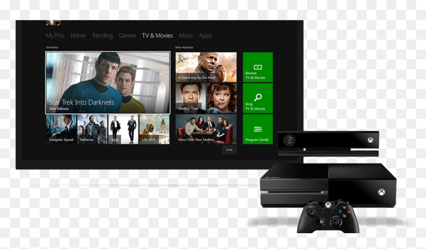 Xbox And Tv, HD Png Download - xbox png