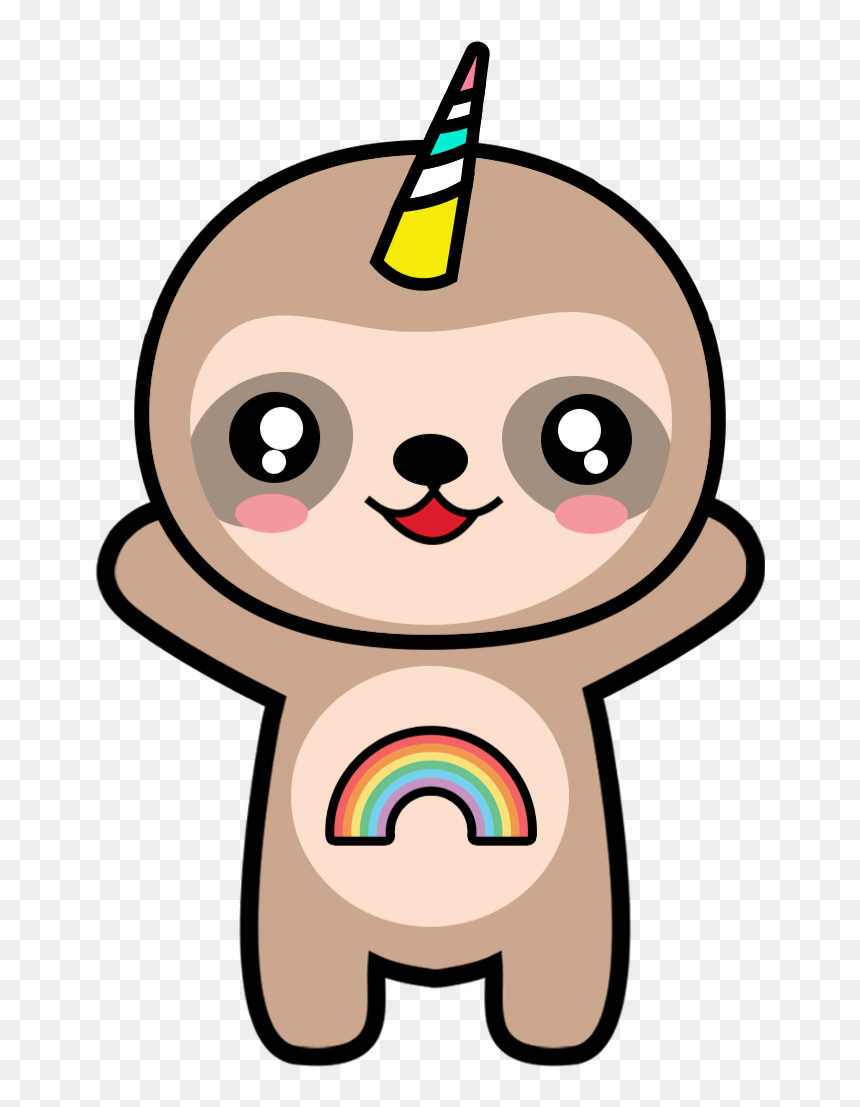 Sloth Unicorn, HD Png Download - sloth png