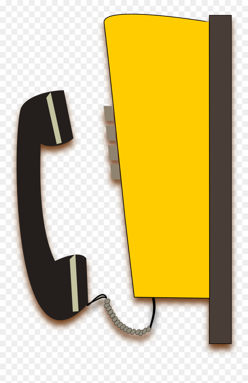 Public Phone Clipart, HD Png Download - telephone png